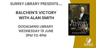 Primaire afbeelding van Alan Smith Author Talk at Godalming Library