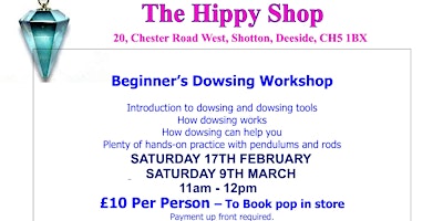 DOWSING FOR BEGINNERS with Chris Quartermaine (Pre-Book Only) primary image