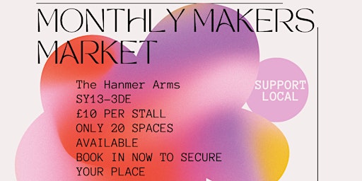 Imagem principal do evento April Makers Market at The Hanmer Arms