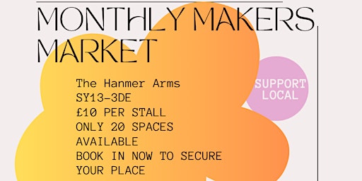 Primaire afbeelding van May Makers Market at The Hanmer Arms