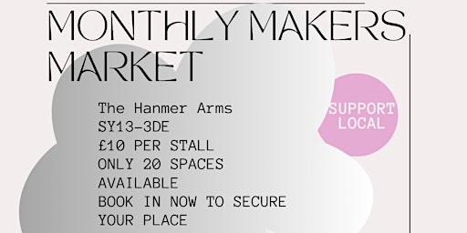 July Makers Market at The Hanmer Arms primary image