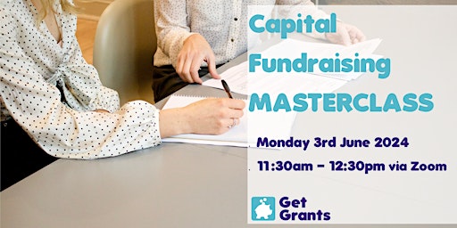 Imagem principal do evento Capital Fundraising MASTERCLASS