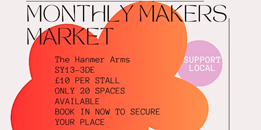Hauptbild für September Makers Market at The Hanmer Arms