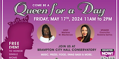 Imagen principal de Queen for a Day - Single Moms Event