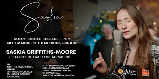 Imagem principal do evento Saskia Griffiths-Moore | 'Soon' Single Launch | London