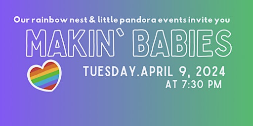 Imagen principal de Makin Babies Webinar Tuesday April 9, 2024