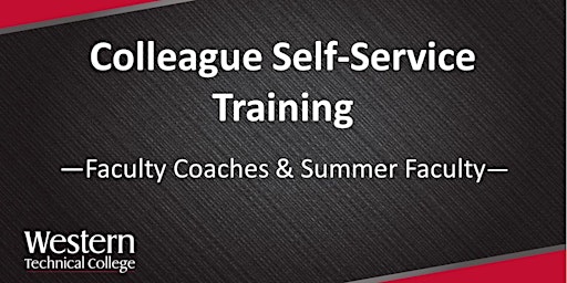 IN PERSON: Faculty Coaches & Summer Faculty primary image