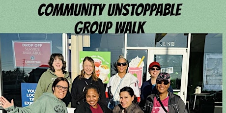 Community Unstoppable Group Walk