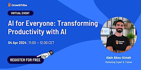 Primaire afbeelding van AI for Everyone: Transforming Productivity with AI