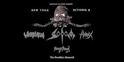 Imagen principal de Sodom, Whiplash, Hirax, Stress Angel in NYC