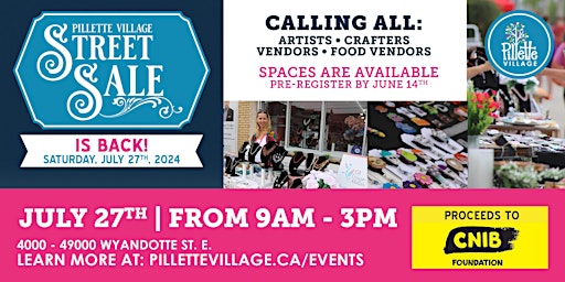 Imagem principal do evento Pillette Village Street Sale