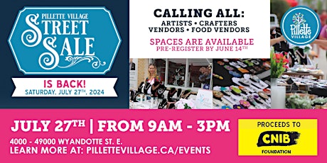 Pillette Village Street Sale