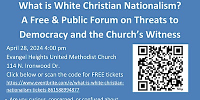 Imagem principal do evento What is White Christian Nationalism
