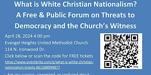 Imagem principal do evento What is White Christian Nationalism