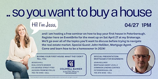 Hauptbild für First Time Home Buying Seminar - Spring 2024