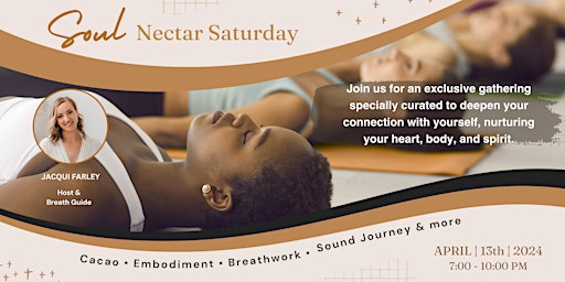 Imagem principal do evento Soul Nectar Saturday