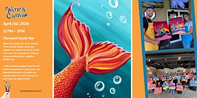 Imagem principal do evento Clermont Paint and Sip – Mermaid Tail