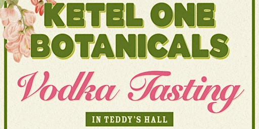 Imagem principal do evento Ketel One Botanicals Vodka Tasting