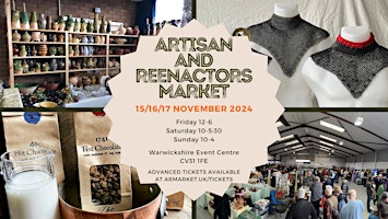 Imagen principal de Artisan and Reenactors Market Nov 2024