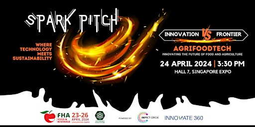 Primaire afbeelding van SPARK PITCH & NETWORKING @FHA2024 (batch1 SOLD OUT ! )