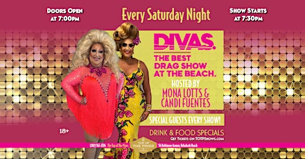 Diva's: The BEST Drag Show at the Beach! Top of The Pines in Rehoboth