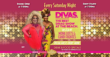 Primaire afbeelding van Diva's: The BEST Drag Show at the Beach! Top of The Pines in Rehoboth