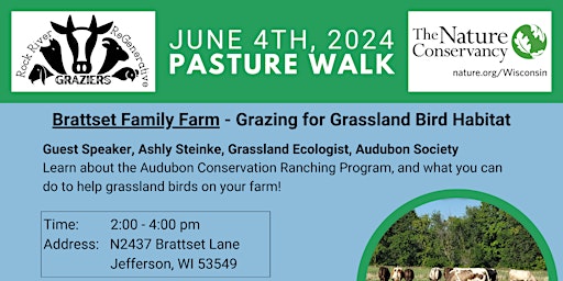 Imagem principal do evento Grazing for Grassland Bird Habitat