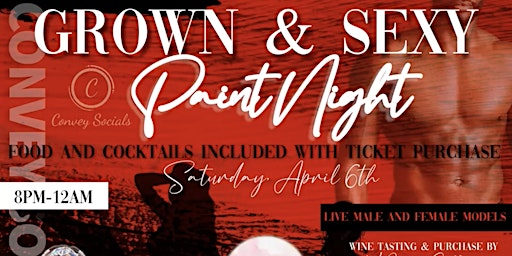 Imagem principal do evento Grown & Sexy Paint Night