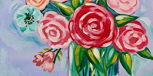 Immagine principale di Paint Night for Adults (18+ yrs.)- BEAUTIFUL BLOOMS 