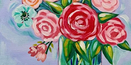 Paint Night for Adults (19+ yrs.) at Butlers- BEAUTIFUL BLOOMS