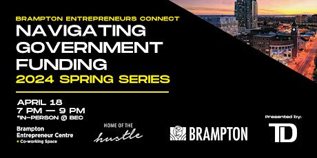 Entrepreneurs Connect - Navigating Government Funding