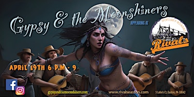 Imagen principal de Gypsy & the Moonshiners LIVE at Rivals!