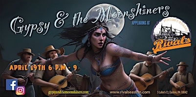 Imagem principal do evento Gypsy & the Moonshiners LIVE at Rivals!