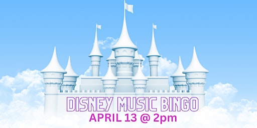 Imagem principal do evento FREE music bingo: Disney Bingo
