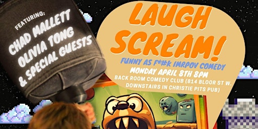 Immagine principale di LAUGHSCREAM! Funny as F*#k Improv Comedy 