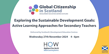 Exploring the SDGs: Active Learning Approaches for Secondary Teachers