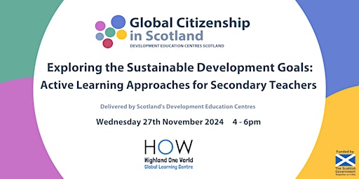 Exploring the SDGs: Active Learning Approaches for Secondary Teachers primary image