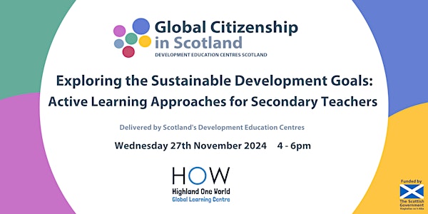 Exploring the SDGs: Active Learning Approaches for Secondary Teachers