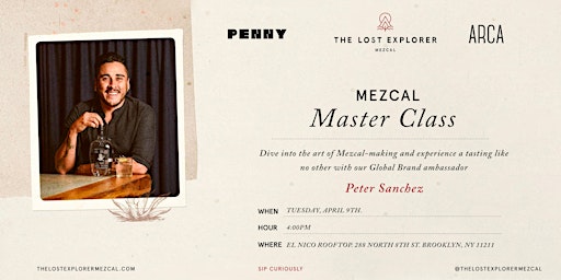 Mezcal Masterclass with Peter Sanchez primary image