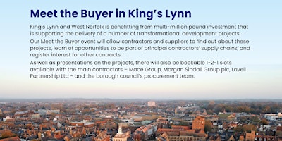 Primaire afbeelding van Meet the Buyer in King’s Lynn