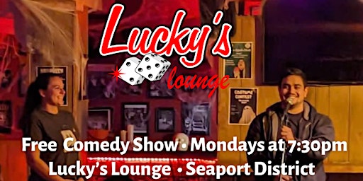 Imagem principal de Comedy Show at Lucky's Lounge  Seaport