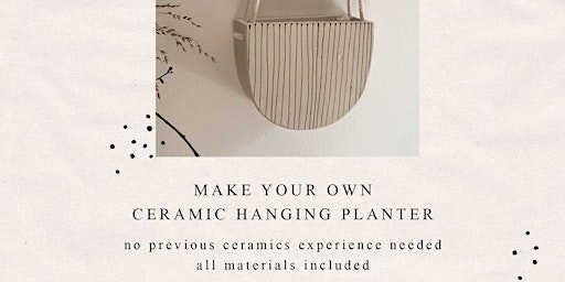 Imagem principal do evento Ceramic Workshop - Hanging Planter