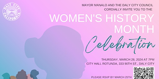 Image principale de Daly City's Women's History Month Celebration
