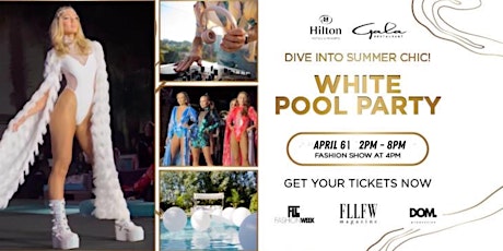 White Pool Party and Fashion Show