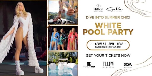 White Pool Party and Fashion Show primary image