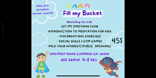 Life skills workshop for kids 6 -8 yrs old primary image