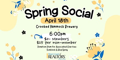 Spring Social: Women's Council of Realtors Grand Strand! primary image