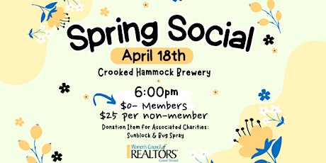 Spring Social: Women's Council of Realtors Grand Strand!