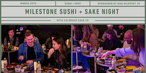 Milestone Sushi + Sake Night primary image