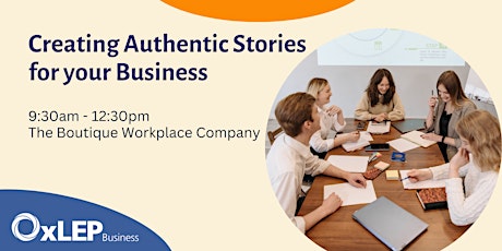 Imagen principal de Creating Authentic Stories for your Business